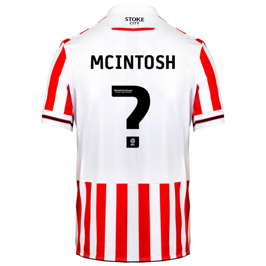 Dames Ruben Mcintosh #0 Rood Wit Thuisshirt Thuistenue 2023/24 T-Shirt