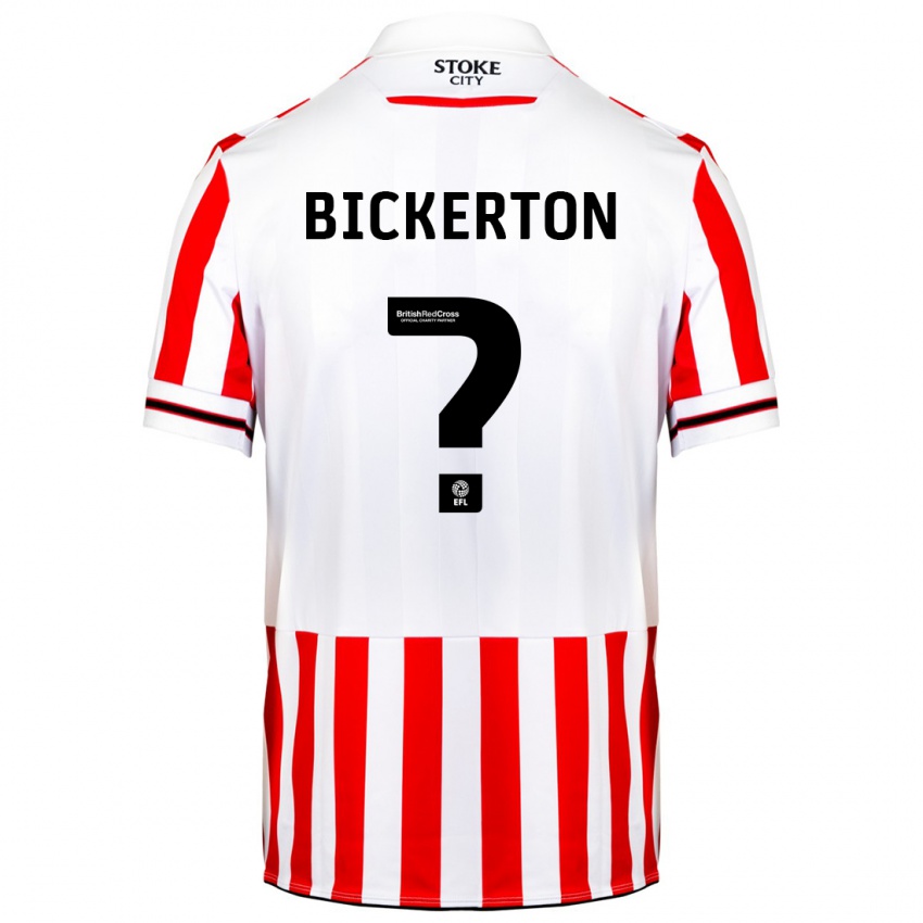 Dames Josh Bickerton #0 Rood Wit Thuisshirt Thuistenue 2023/24 T-Shirt