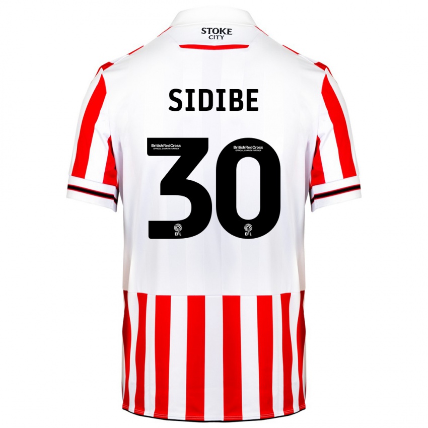 Dames Souleymane Sidibe #30 Rood Wit Thuisshirt Thuistenue 2023/24 T-Shirt