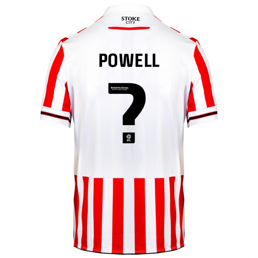 Dames Owen Powell #0 Rood Wit Thuisshirt Thuistenue 2023/24 T-Shirt