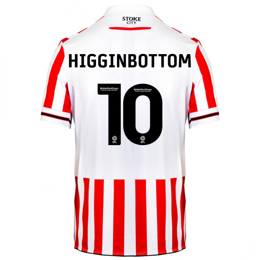 Dames Alice Higginbottom #10 Rood Wit Thuisshirt Thuistenue 2023/24 T-Shirt