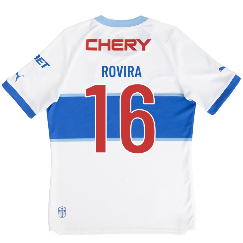 Dames Brayan Rovira #16 Wit Thuisshirt Thuistenue 2023/24 T-Shirt