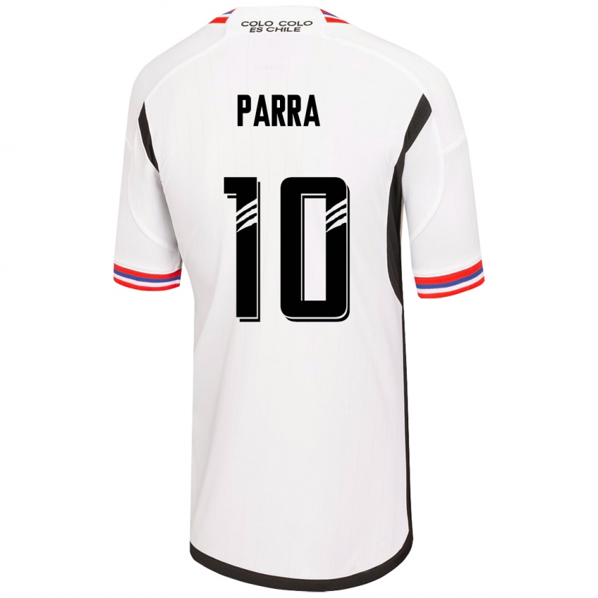 Dames Pablo Parra #10 Wit Thuisshirt Thuistenue 2023/24 T-Shirt