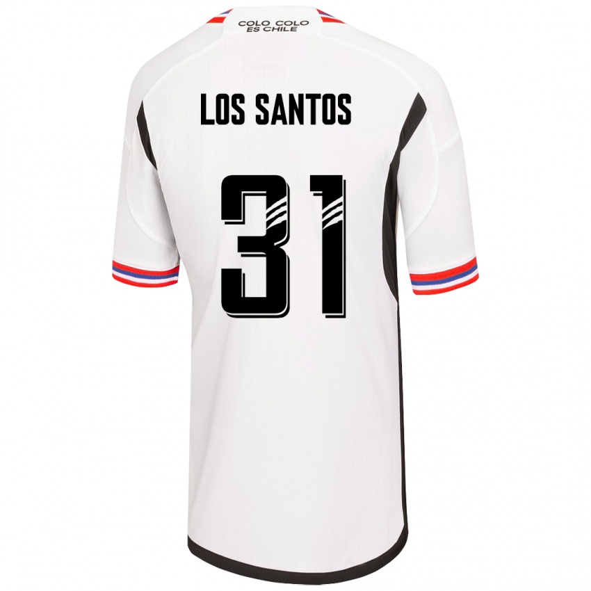 Dames Matías De Los Santos #31 Wit Thuisshirt Thuistenue 2023/24 T-Shirt