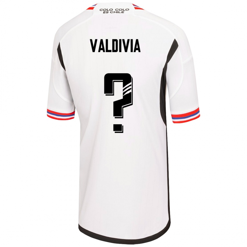 Dames Felipe Valdivia #0 Wit Thuisshirt Thuistenue 2023/24 T-Shirt