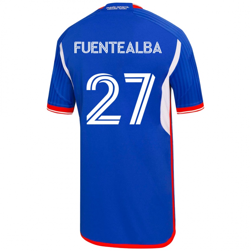 Dames Jeison Fuentealba #27 Blauw Thuisshirt Thuistenue 2023/24 T-Shirt