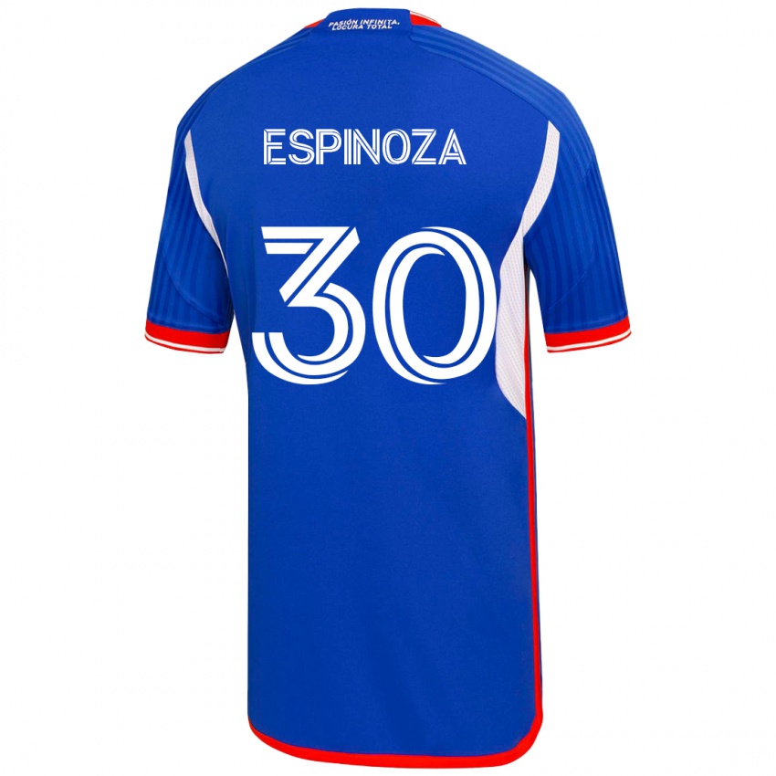 Dames Isidora Espinoza #30 Blauw Thuisshirt Thuistenue 2023/24 T-Shirt