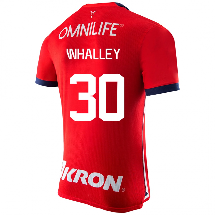 Dames Óscar Whalley #30 Rood Thuisshirt Thuistenue 2023/24 T-Shirt