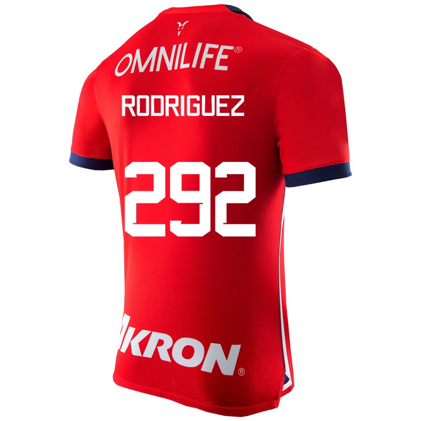 Dames Emiliano Rodríguez #292 Rood Thuisshirt Thuistenue 2023/24 T-Shirt