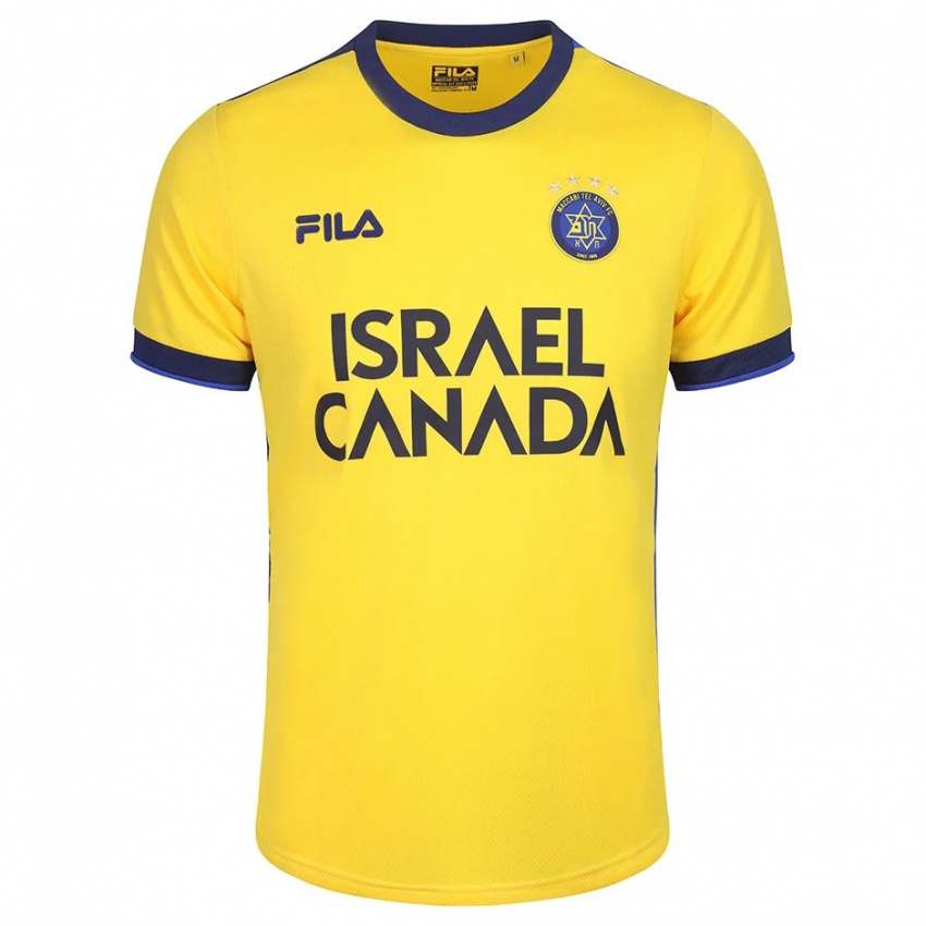 Dames Yuval Kfir #0 Geel Thuisshirt Thuistenue 2023/24 T-Shirt