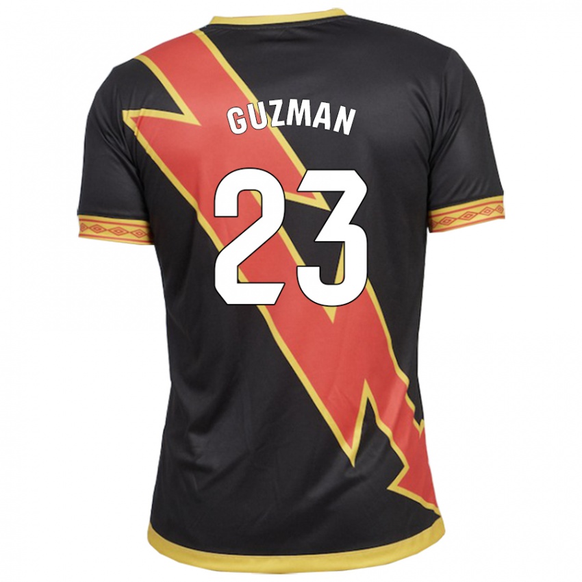 Dames Miguel Guzmán #23 Zwart Uitshirt Uittenue 2023/24 T-Shirt