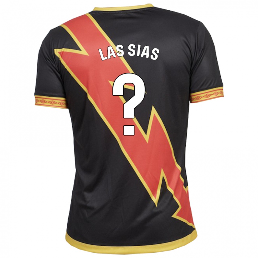 Dames Marco De Las Sías #0 Zwart Uitshirt Uittenue 2023/24 T-Shirt