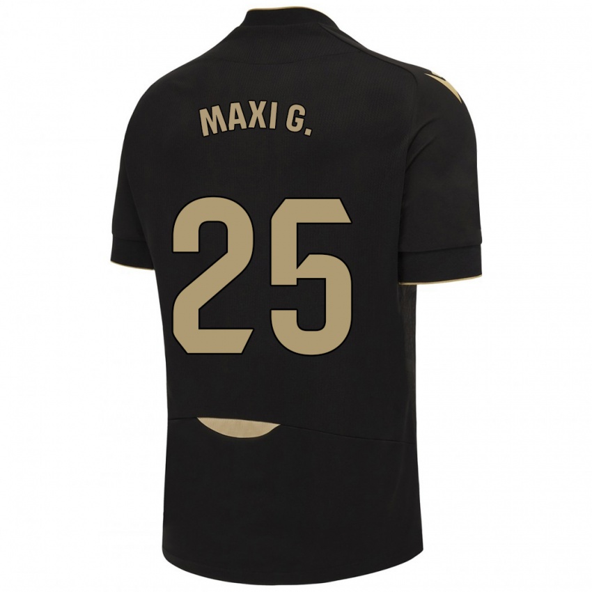 Dames Maxi Gómez #25 Zwart Uitshirt Uittenue 2023/24 T-Shirt