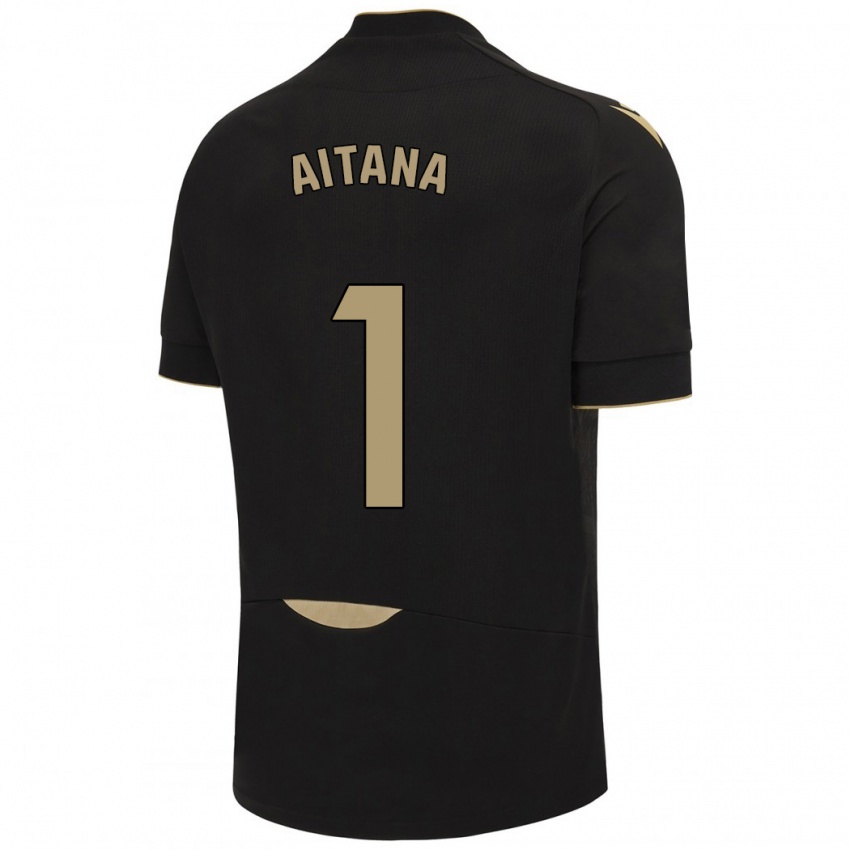 Dames Aitana #1 Zwart Uitshirt Uittenue 2023/24 T-Shirt