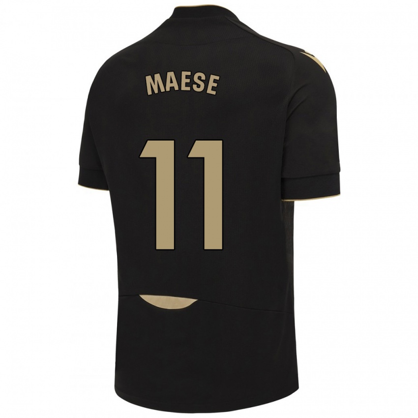 Dames María Del Carmen Maese Gaitán #11 Zwart Uitshirt Uittenue 2023/24 T-Shirt