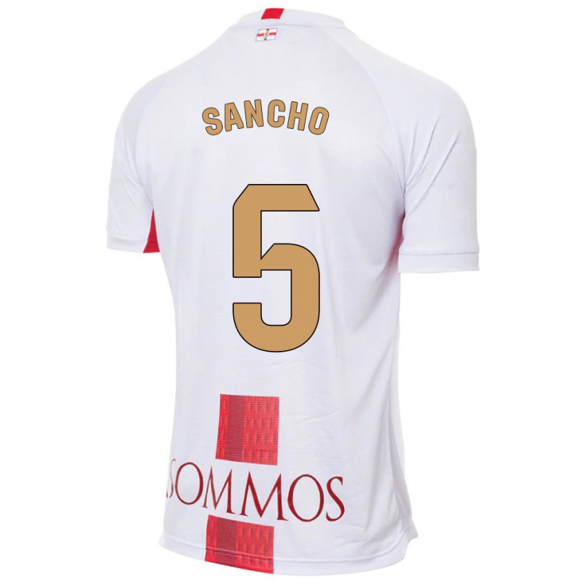 Dames Esther Sancho #5 Wit Uitshirt Uittenue 2023/24 T-Shirt