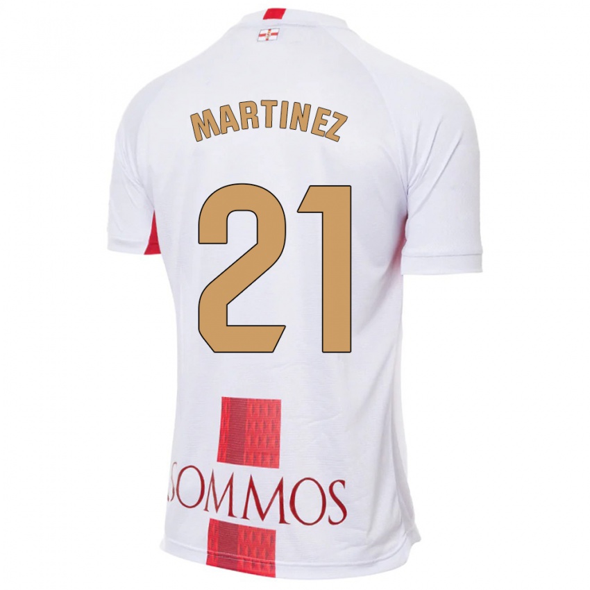 Dames Alejandra Martínez #21 Wit Uitshirt Uittenue 2023/24 T-Shirt