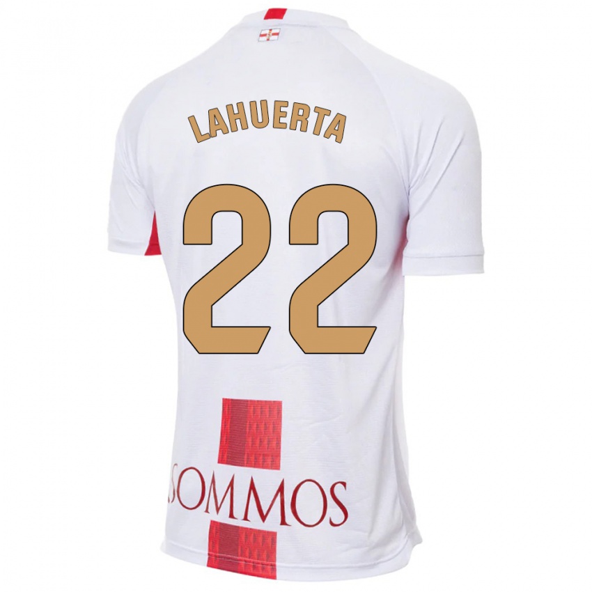 Dames Gema Lahuerta #22 Wit Uitshirt Uittenue 2023/24 T-Shirt