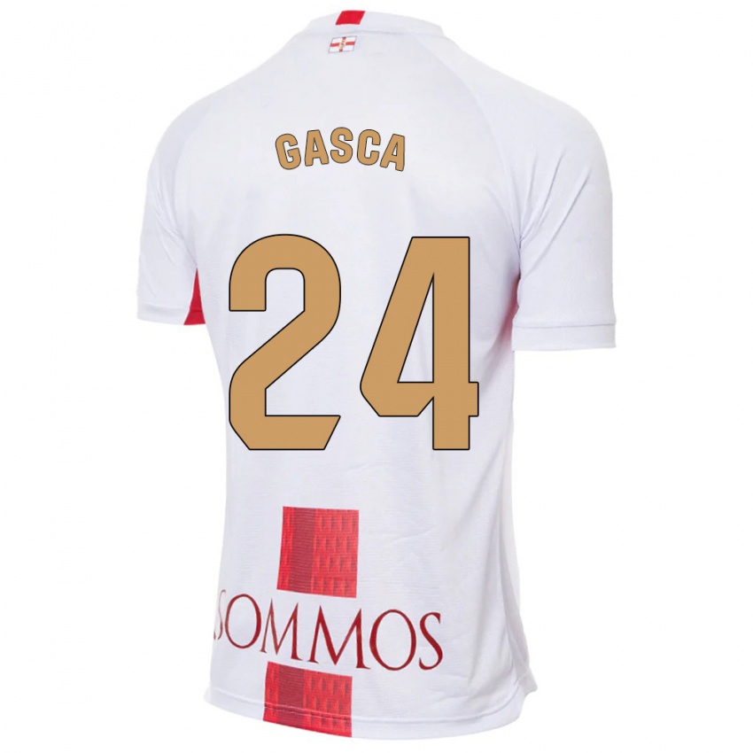 Dames Verónica Gasca #24 Wit Uitshirt Uittenue 2023/24 T-Shirt