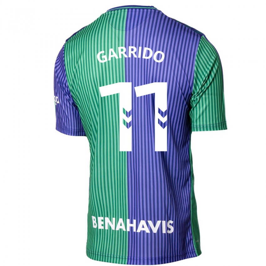 Dames Rafael Garrido #11 Groen Blauw Uitshirt Uittenue 2023/24 T-Shirt