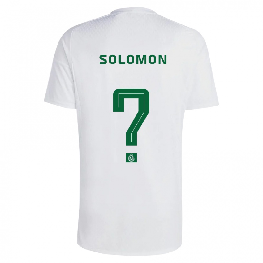 Dames Itay Solomon #0 Groen Blauw Uitshirt Uittenue 2023/24 T-Shirt