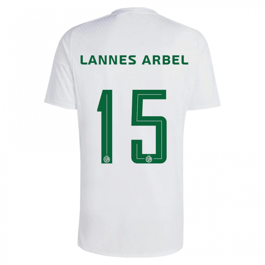 Dames Tomer Lannes Arbel #15 Groen Blauw Uitshirt Uittenue 2023/24 T-Shirt