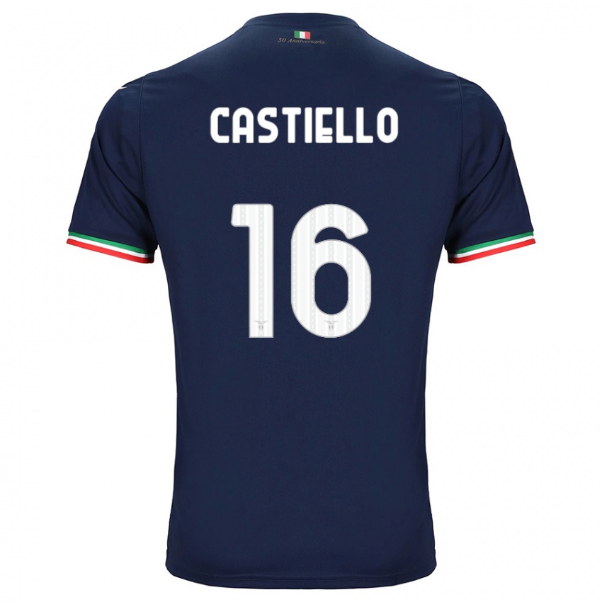 Dames Antonietta Castiello #16 Marine Uitshirt Uittenue 2023/24 T-Shirt