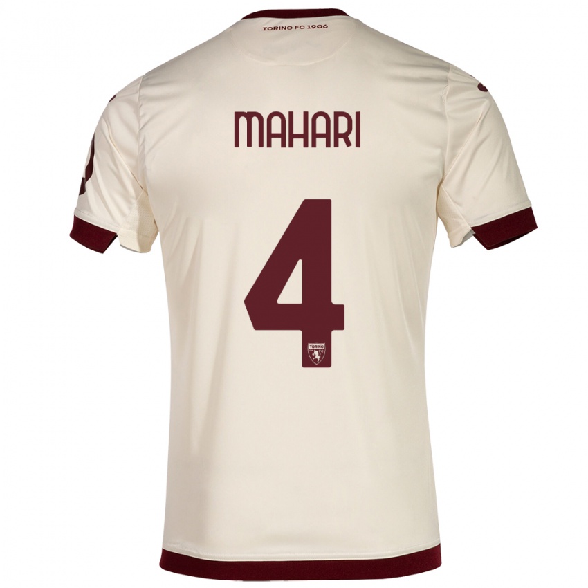 Dames Efdon Mahari #4 Champagne Uitshirt Uittenue 2023/24 T-Shirt