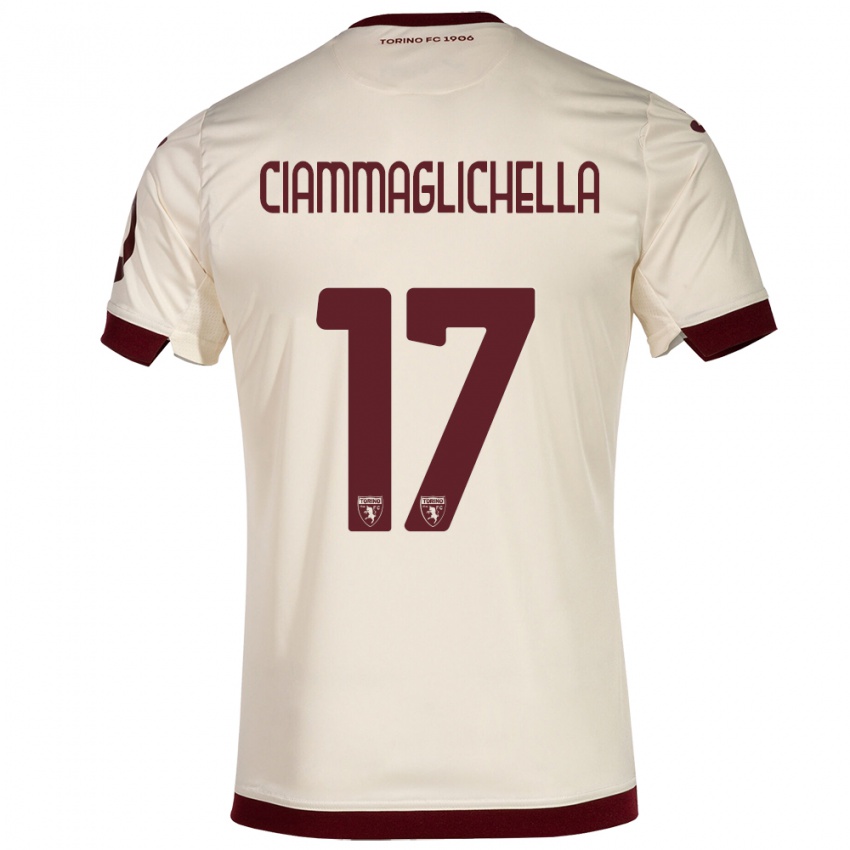 Dames Aaron Ciammaglichella #17 Champagne Uitshirt Uittenue 2023/24 T-Shirt