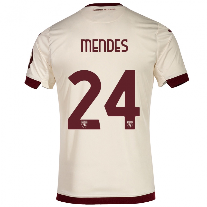 Dames Rodrigo Mendes #24 Champagne Uitshirt Uittenue 2023/24 T-Shirt