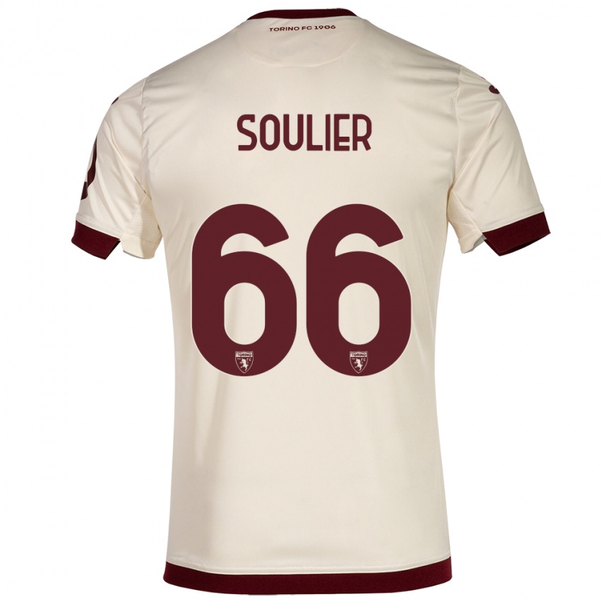 Dames Evan Soulier #66 Champagne Uitshirt Uittenue 2023/24 T-Shirt