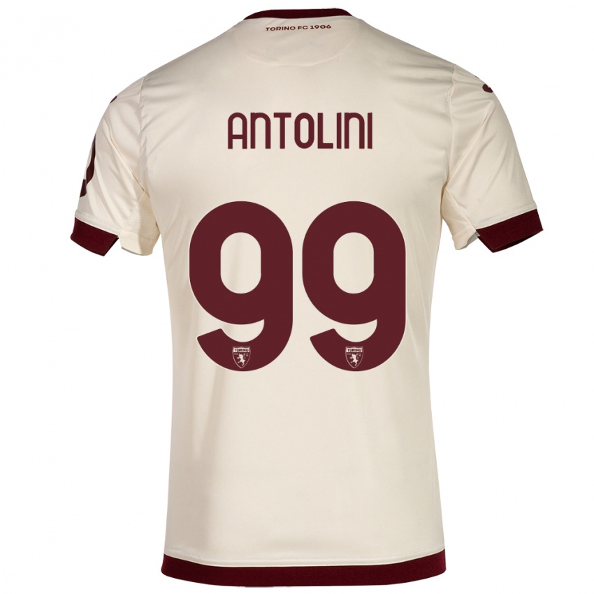 Dames Jacopo Antolini #99 Champagne Uitshirt Uittenue 2023/24 T-Shirt