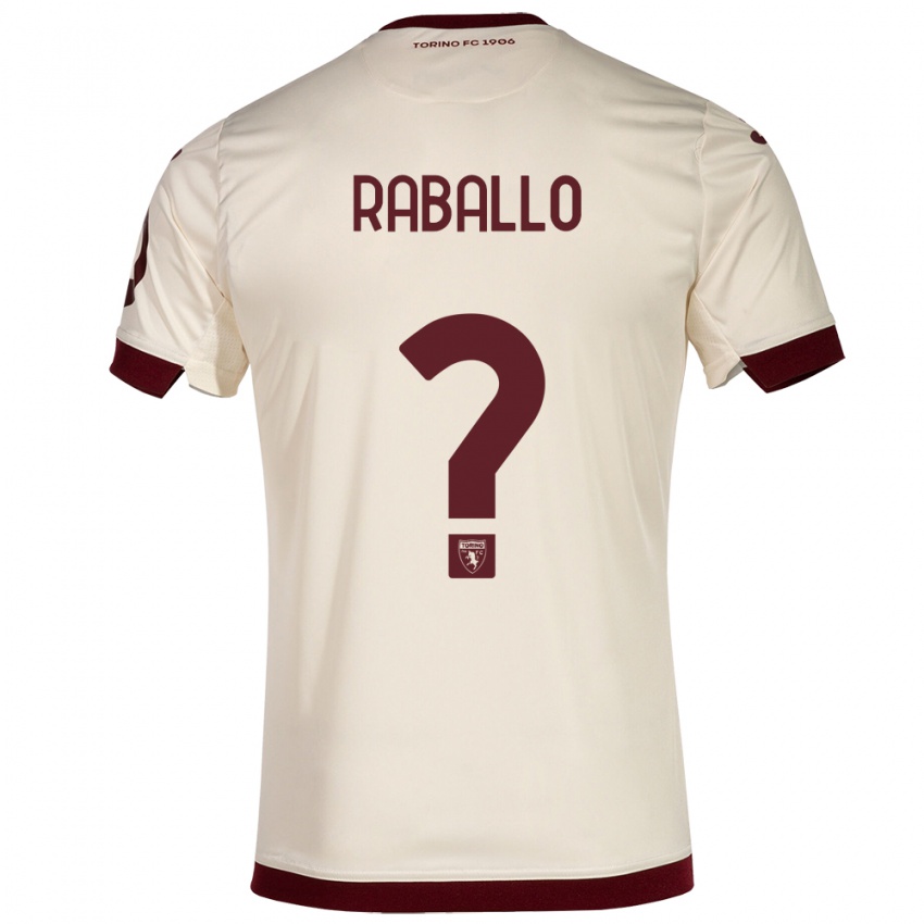 Dames Alessio Raballo #0 Champagne Uitshirt Uittenue 2023/24 T-Shirt