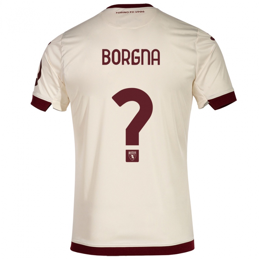 Dames Federico Borgna #0 Champagne Uitshirt Uittenue 2023/24 T-Shirt