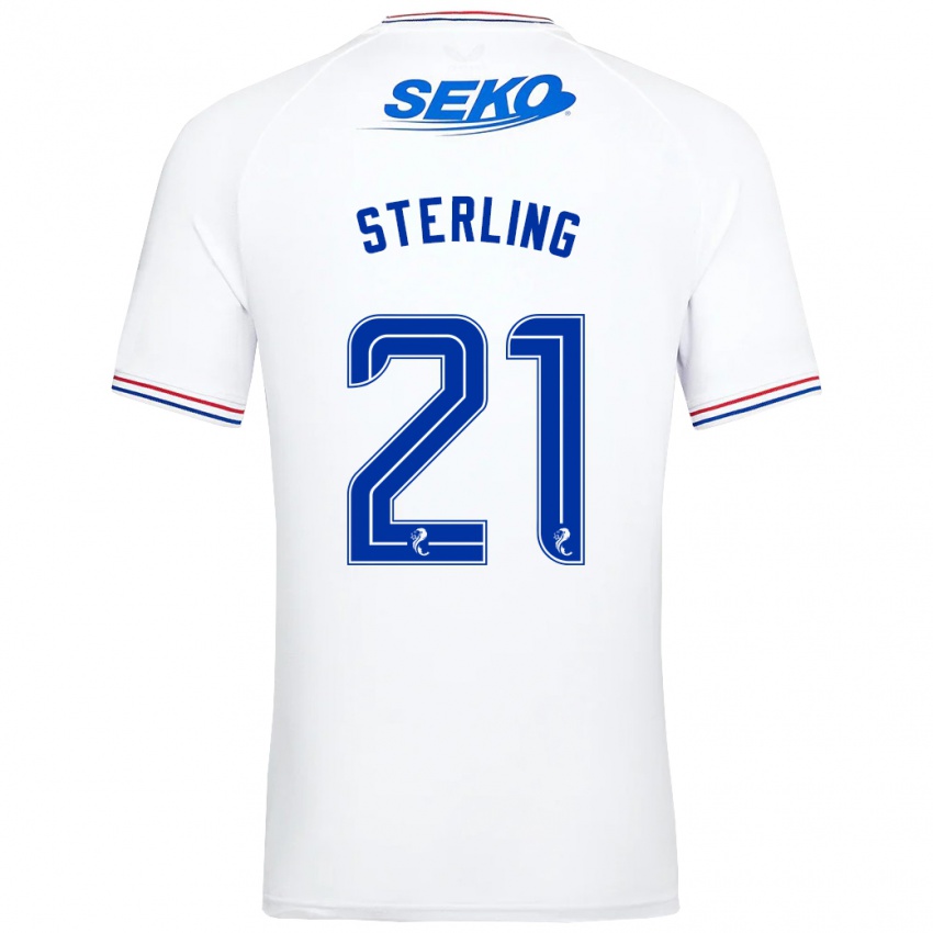 Dames Dujon Sterling #21 Wit Uitshirt Uittenue 2023/24 T-Shirt