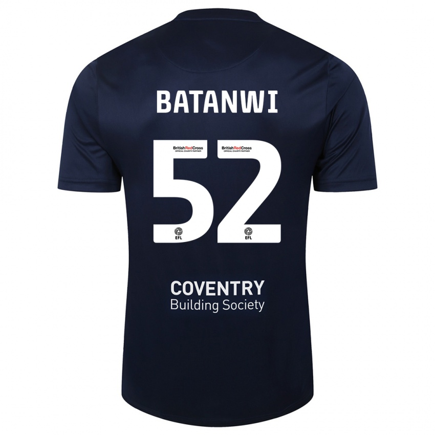 Dames Tristen Batanwi #52 Rode Marine Uitshirt Uittenue 2023/24 T-Shirt