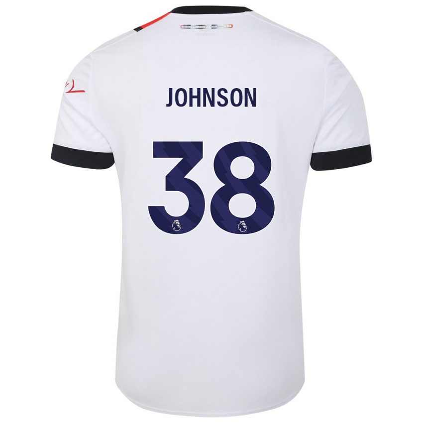 Dames Joe Johnson #38 Wit Uitshirt Uittenue 2023/24 T-Shirt