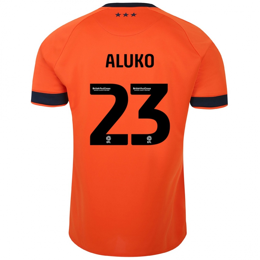 Dames Sone Aluko #23 Oranje Uitshirt Uittenue 2023/24 T-Shirt