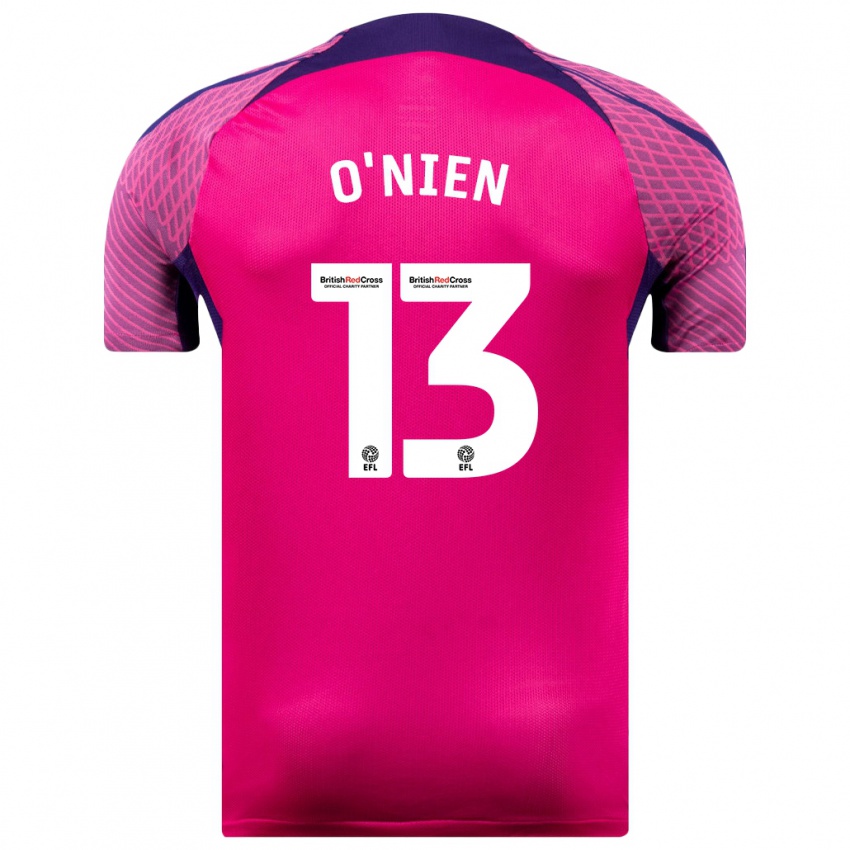 Dames Luke O'nien #13 Paars Uitshirt Uittenue 2023/24 T-Shirt