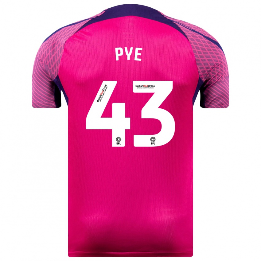 Dames Connor Pye #43 Paars Uitshirt Uittenue 2023/24 T-Shirt