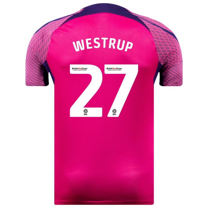 Dames Brianna Westrup #27 Paars Uitshirt Uittenue 2023/24 T-Shirt