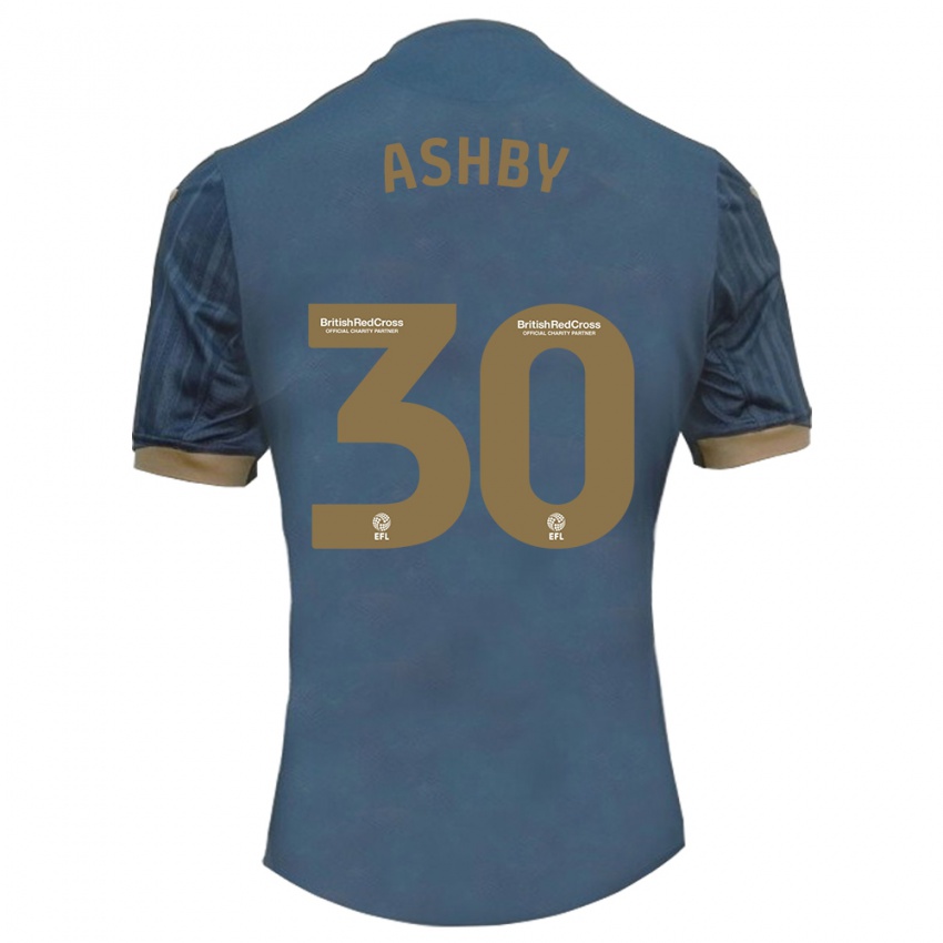 Dames Harrison Ashby #30 Donkerblauw Uitshirt Uittenue 2023/24 T-Shirt