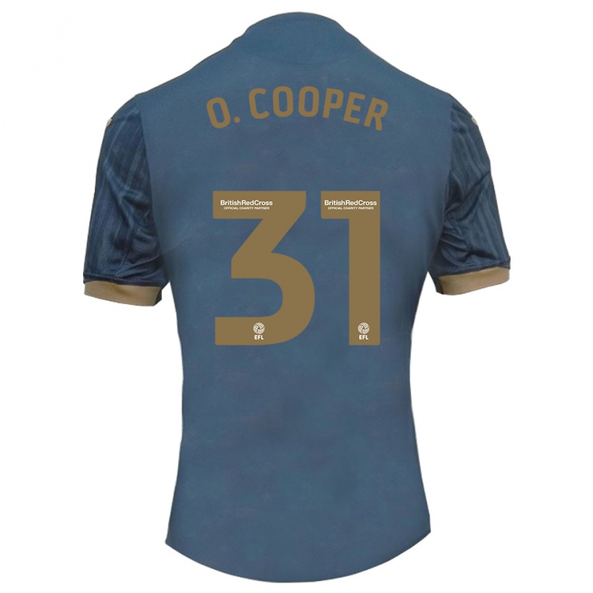 Dames Oliver Cooper #31 Donkerblauw Uitshirt Uittenue 2023/24 T-Shirt