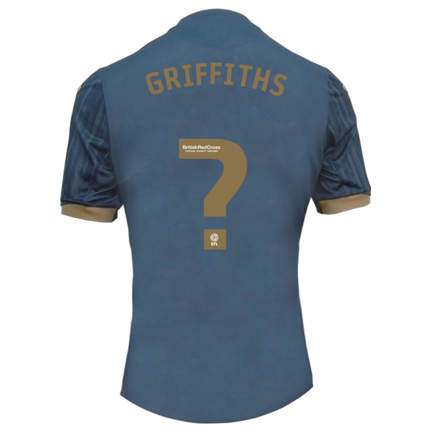 Dames Ewan Griffiths #0 Donkerblauw Uitshirt Uittenue 2023/24 T-Shirt