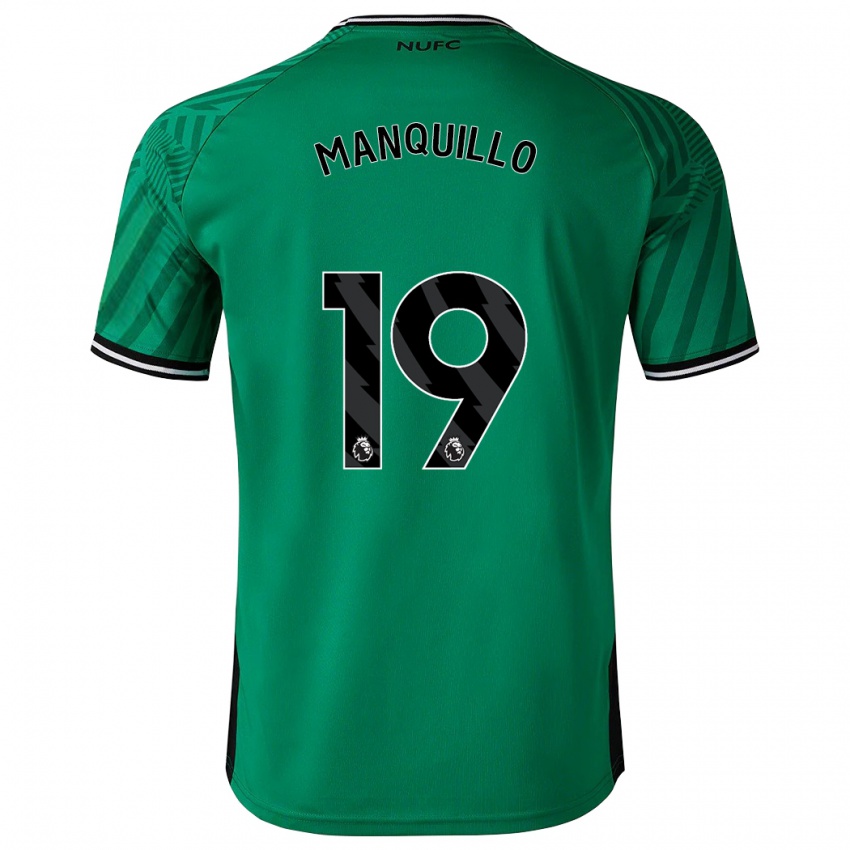 Dames Javier Manquillo #19 Groente Uitshirt Uittenue 2023/24 T-Shirt