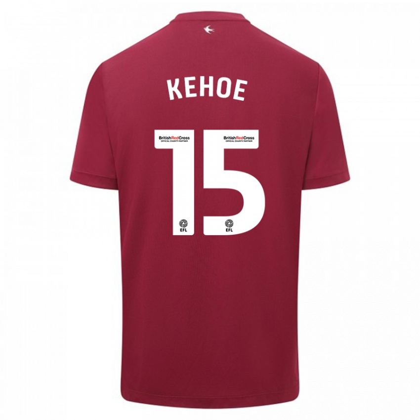 Dames Molly Kehoe #15 Rood Uitshirt Uittenue 2023/24 T-Shirt