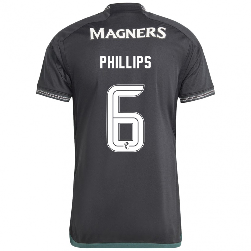 Dames Nathaniel Phillips #6 Zwart Uitshirt Uittenue 2023/24 T-Shirt