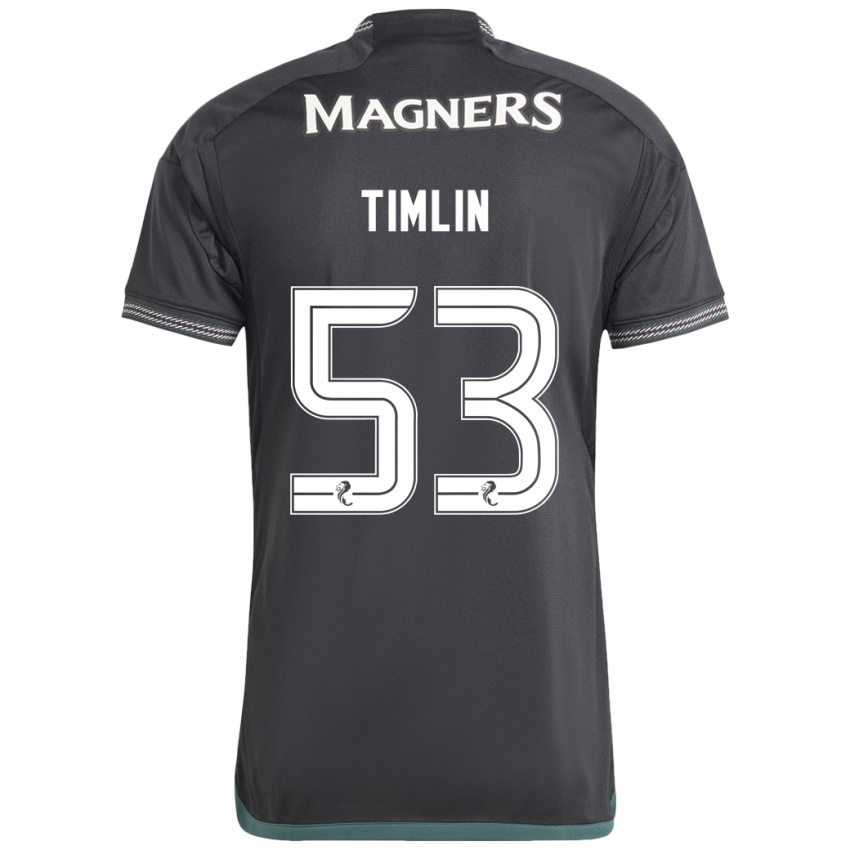 Dames Sophie Timlin #53 Zwart Uitshirt Uittenue 2023/24 T-Shirt