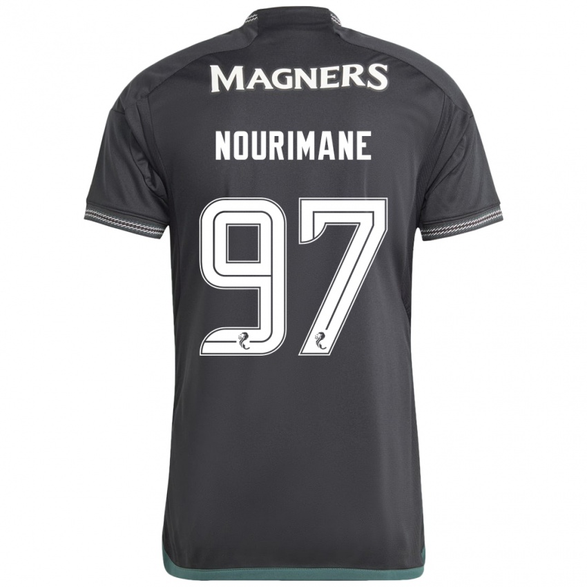 Dames Addi Nourimane #97 Zwart Uitshirt Uittenue 2023/24 T-Shirt