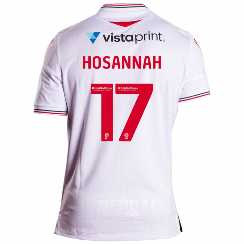 Dames Bryce Hosannah #17 Wit Uitshirt Uittenue 2023/24 T-Shirt